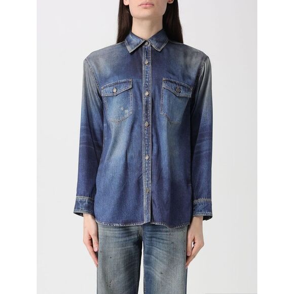 Golden Goose Shirt Woman Blue
